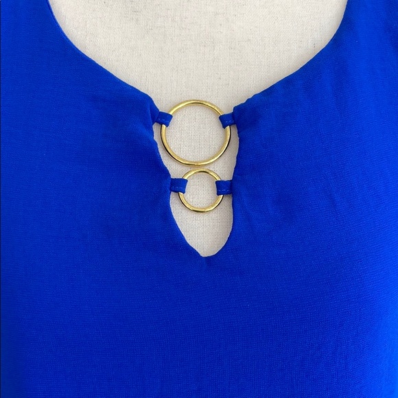 Tacera Royal Blue Sleeveless Dress - Picture 2 of 6